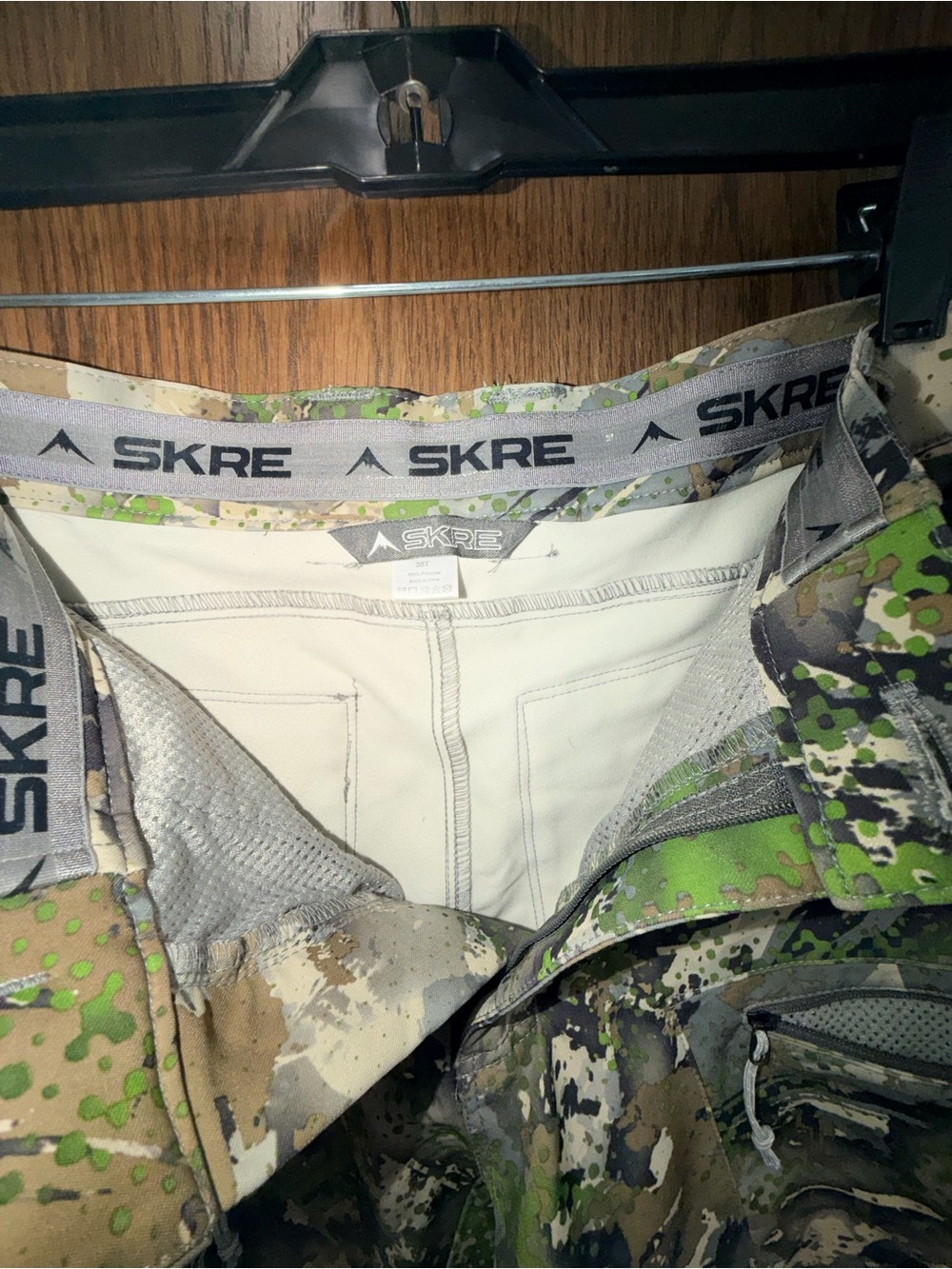 SKRE Men’s HARDSCRABBLE All Purpouse Camo Pants Size 38 Tall - Picture 6 of 6